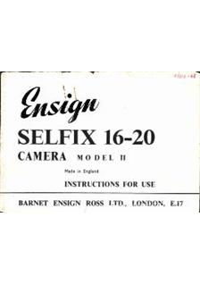 Barnet Ensign Ross Selfix manual. Camera Instructions.